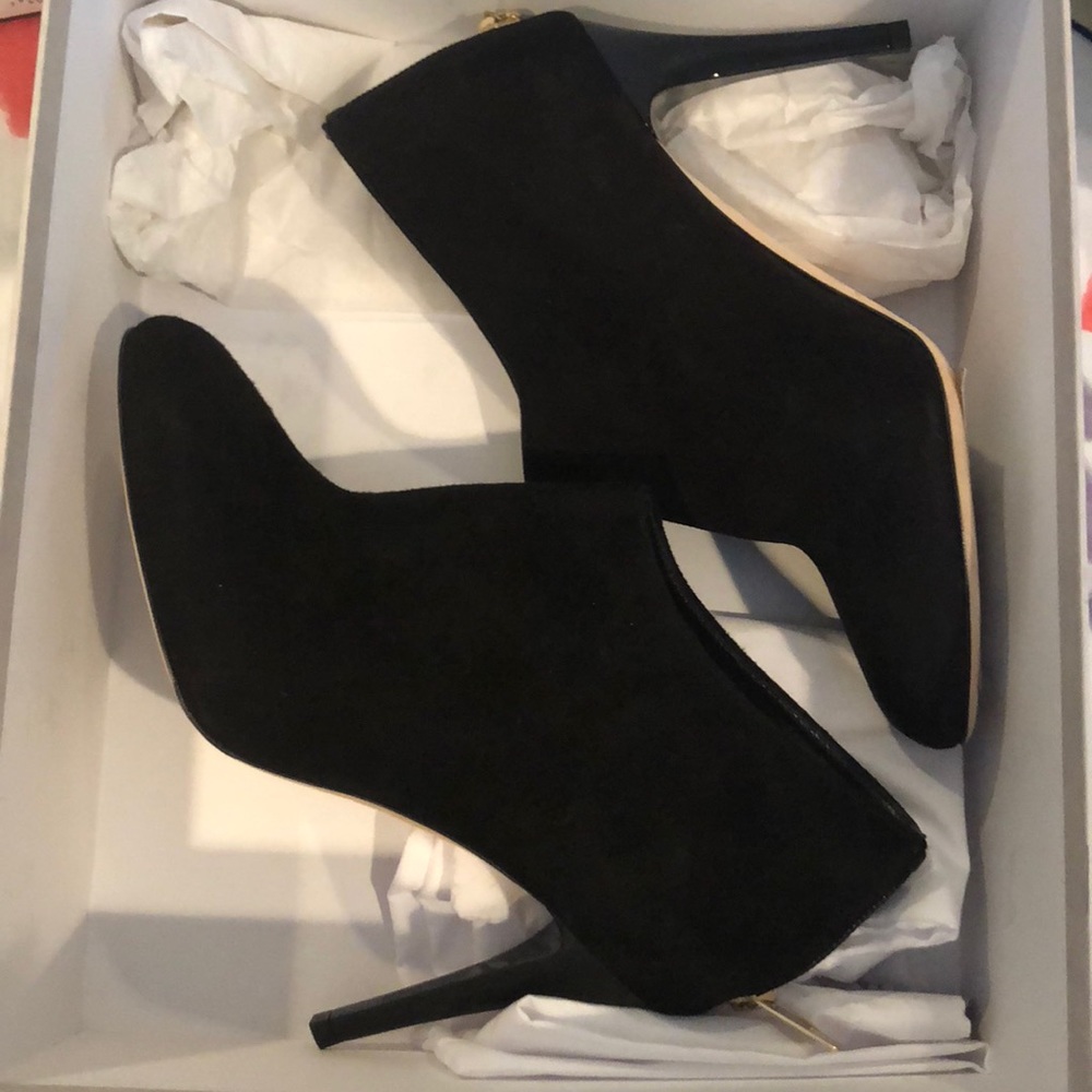 Jimmy Choo Black suede booties
